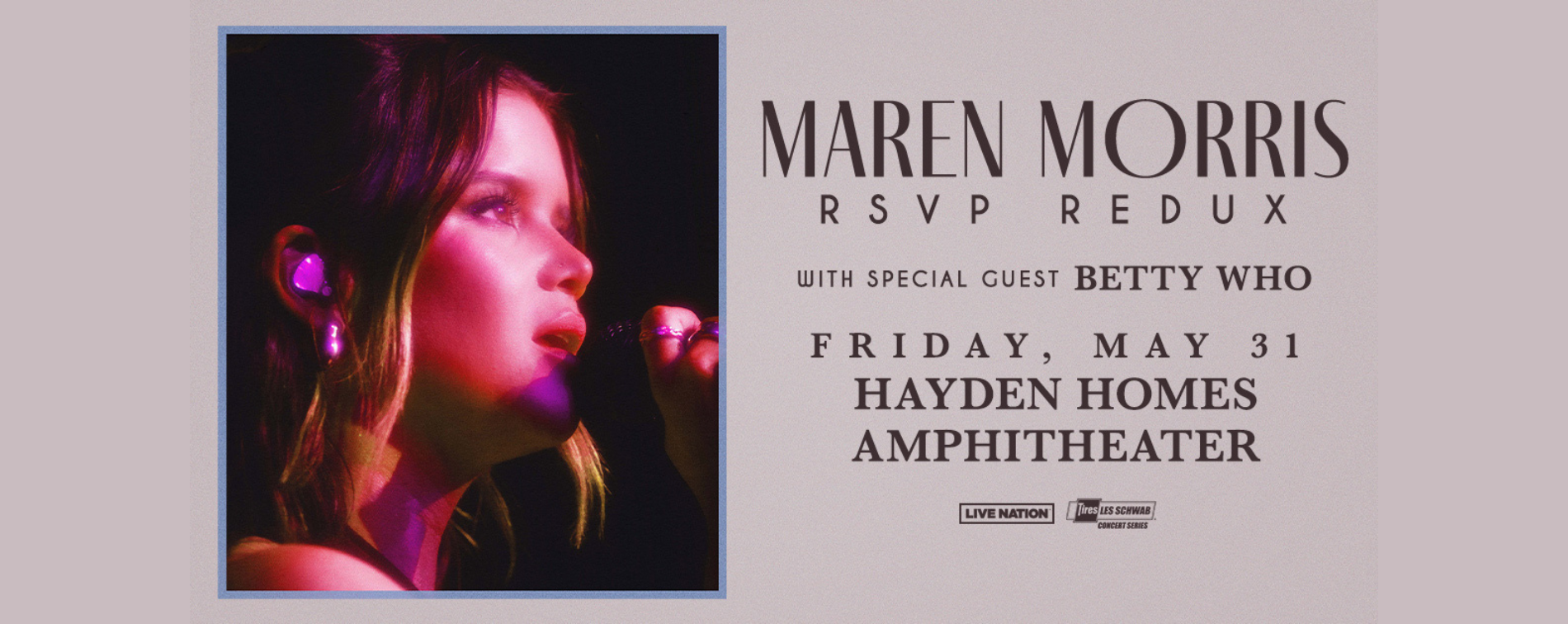 Maren Morris performing live, capturing the essence of the concert experience.